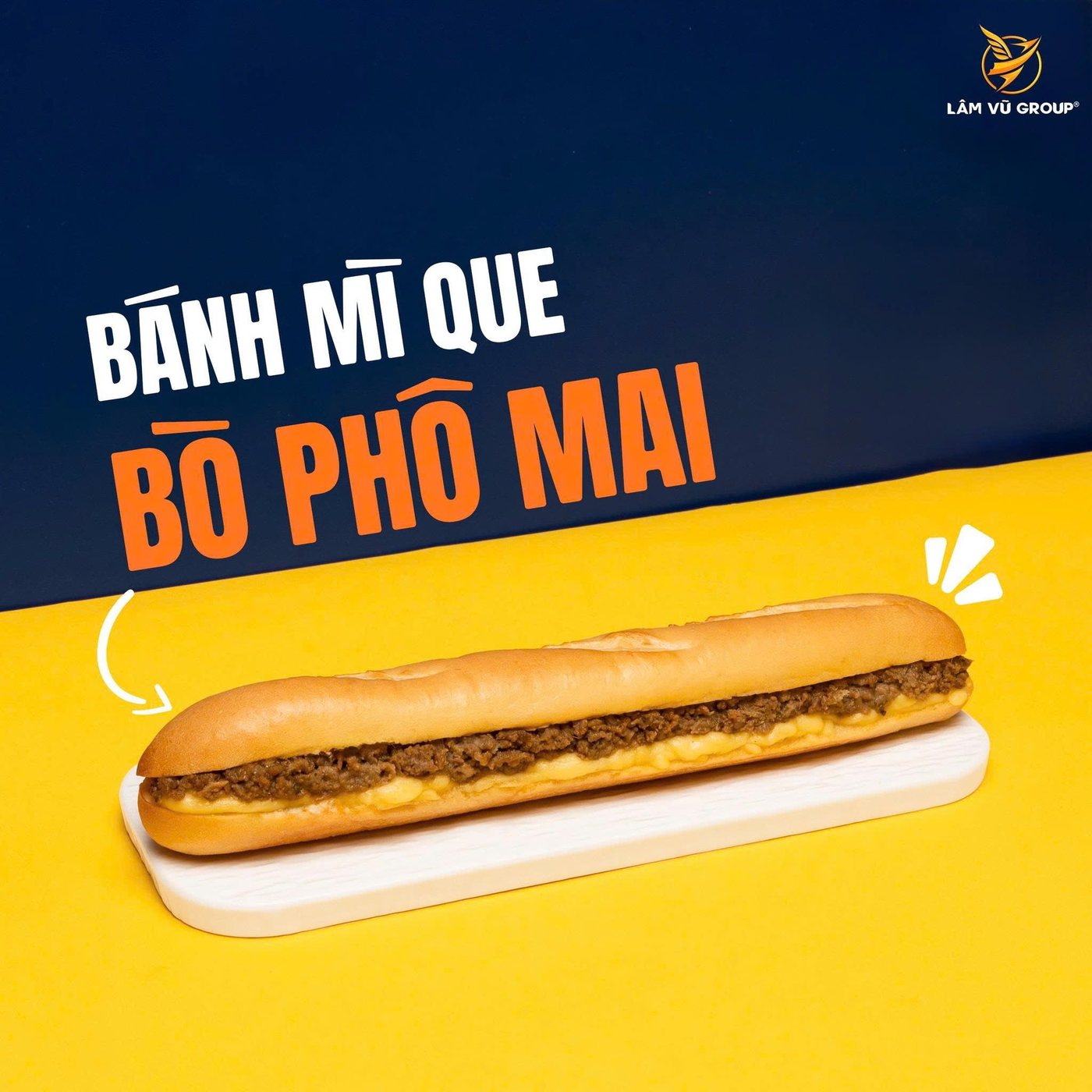 Bánh Mì Que Bò (Beef · Bò Phô Mai) at Banh Mi Song Hong