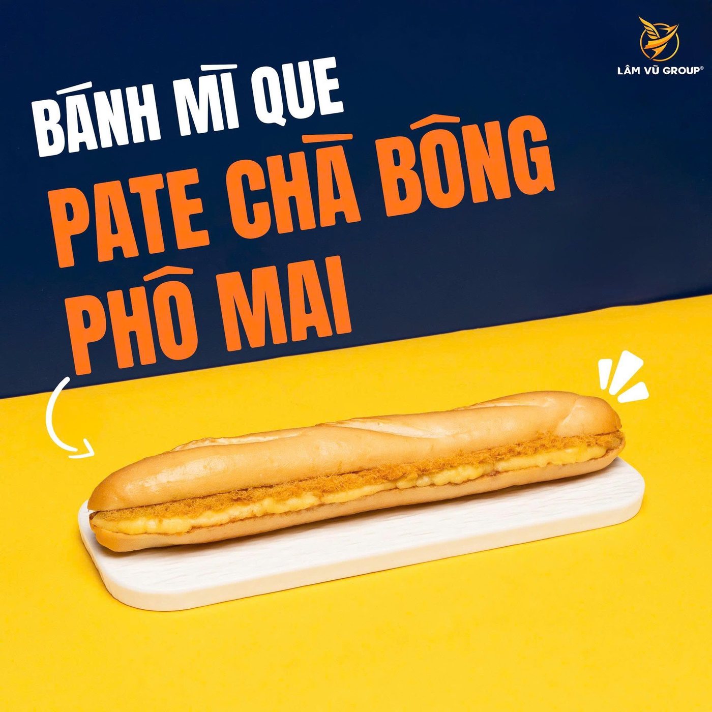 Bánh Mì Que Pate (Pork · Pate Chà Bông Phô Mai) at Banh Mi Song Hong